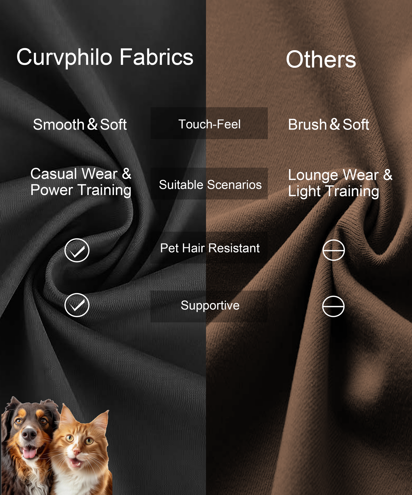 Curvphilo Thick High Waist Leggings with Pockets Tummy Control Workout Butt Lifting Compression Leggings for Women with Hook