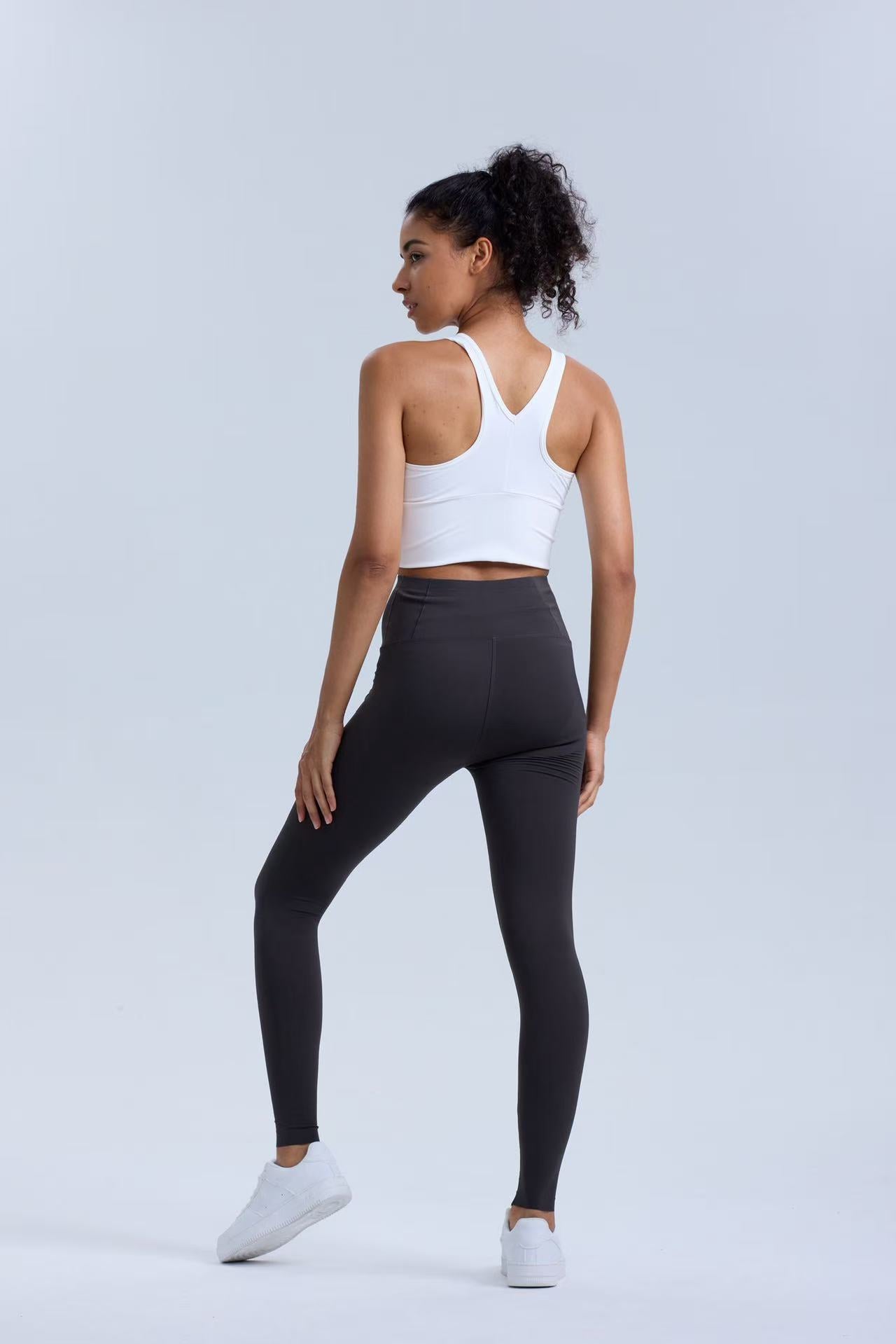 Women's Compression Leggings Yoga Pants Butt Lifting Seamless High Waist Tummy Control Stretchy Shapewear Pants