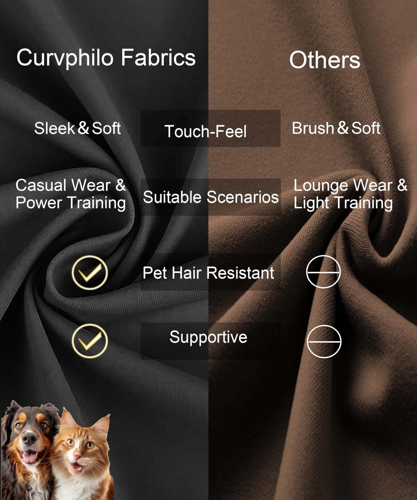 Curvphilo Tummy Control Compression Leggings with Pockets Butt lifting High Waist Pants for Women(BLACK)