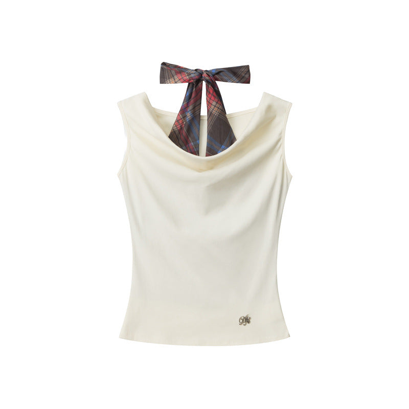 Draped Off-the-Shoulder Bow Detail Top