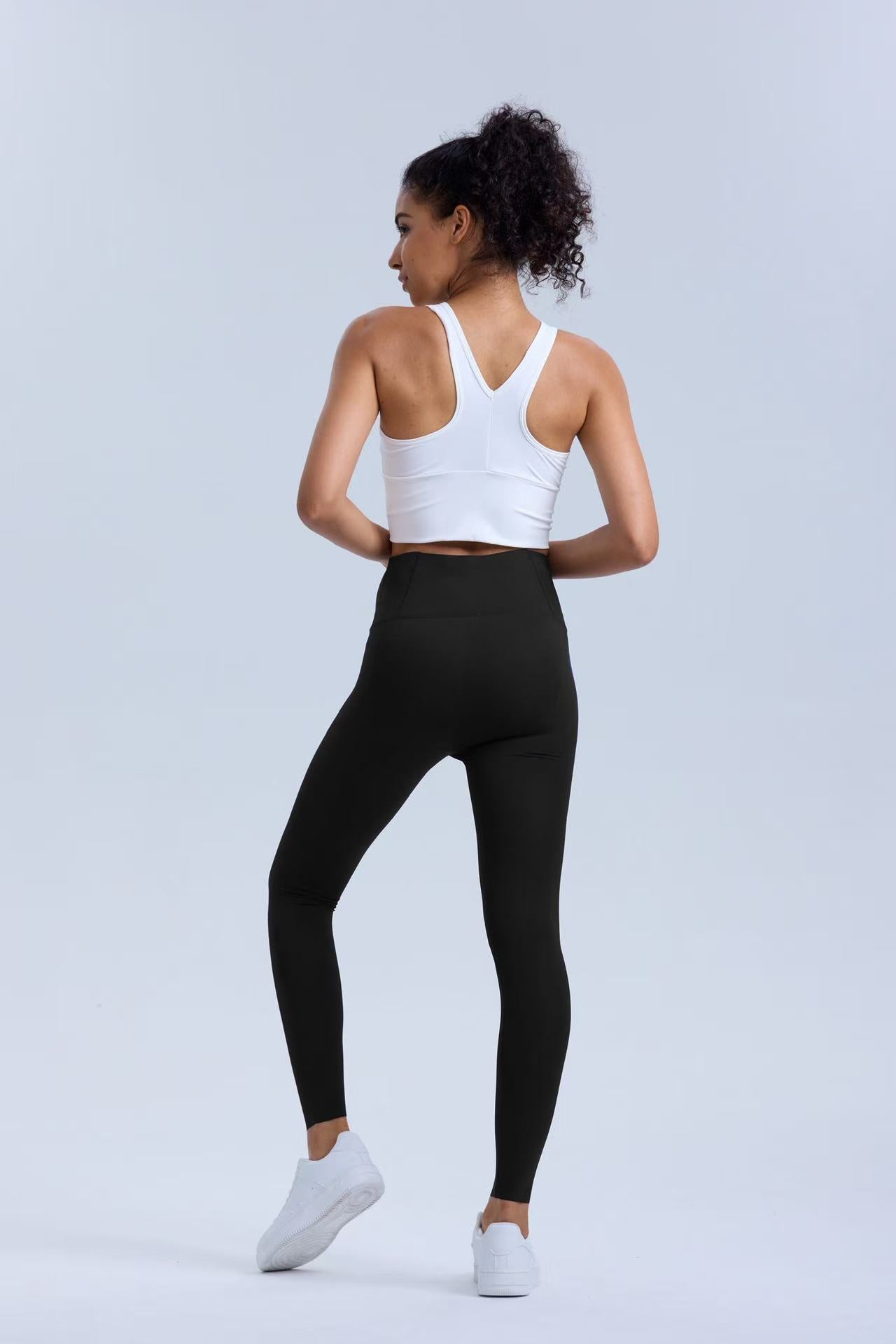Women's Compression Leggings Yoga Pants Butt Lifting Seamless High Waist Tummy Control Stretchy Shapewear Pants