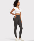 Curvphilo Tummy Control Compression Leggings with Pockets