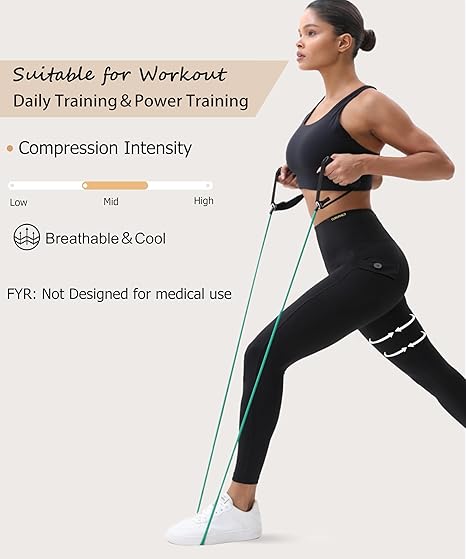 Workout Cargo Leggings with Pockets for Women